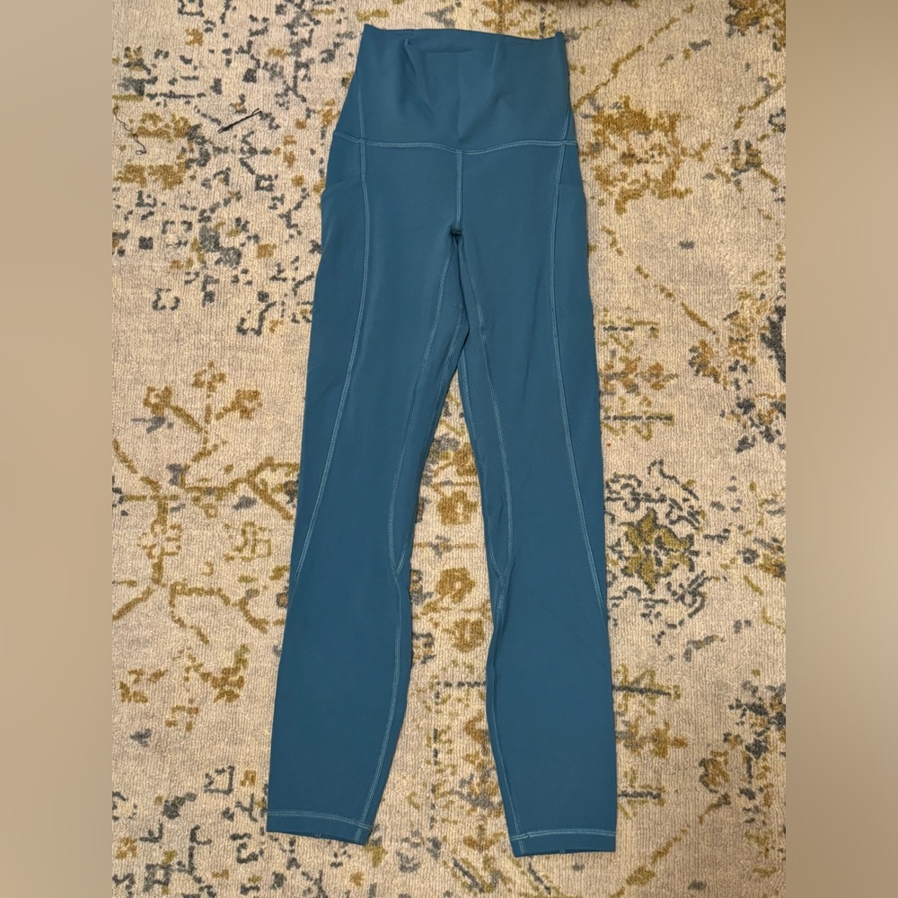 Lululemon Align High-Rise Pant with Pockets 25", Capture Blue | Sz 0